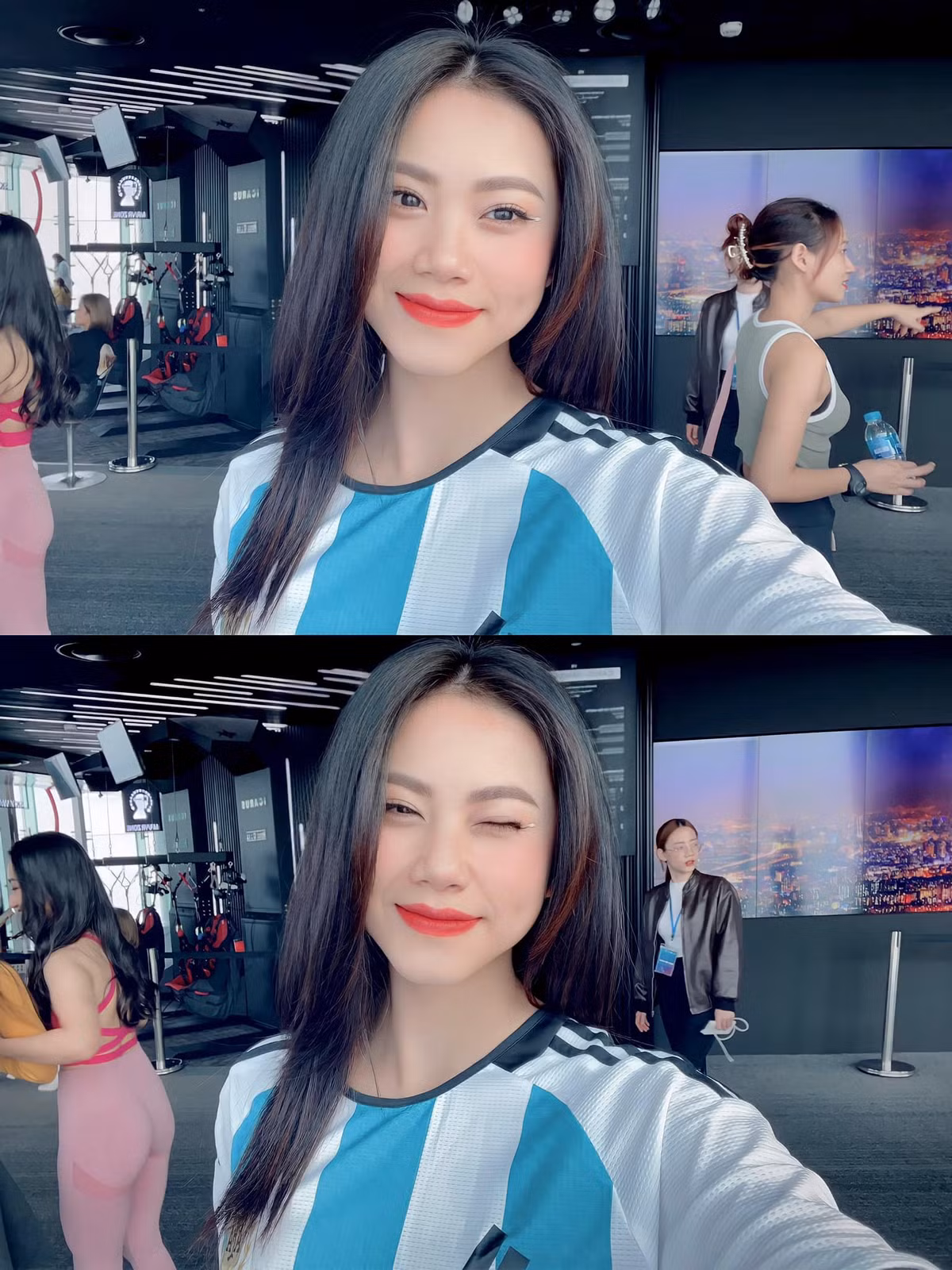 Hà Thị Hòa Bình còn được biết đến với biệt danh "Bình gấu" có tới hơn 100 nghìn lượt theo dõi trên Facebook.