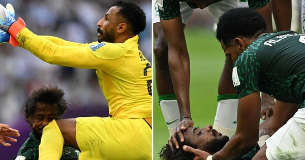 Cầu thủ mang áo số 13 này đã không thể tiếp tục thi đấu và được đưa ra bằng cáng và nhập viện ngay sau đó. Anh bị vỡ quai hàm và xương gò má, kèm theo xuất huyết trong.