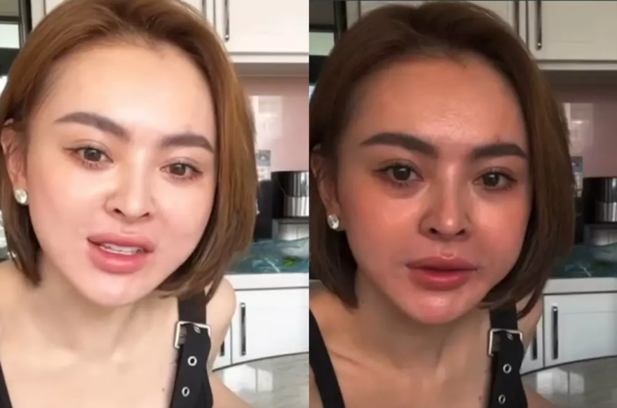 Còn hình ảnh hiếm hoi lộ cả mặt khi chụp tại tòa, cô nhìn khá mệt mỏi, sắc vóc được nhận xét không quá khác biệt so với ảnh trên mạng.