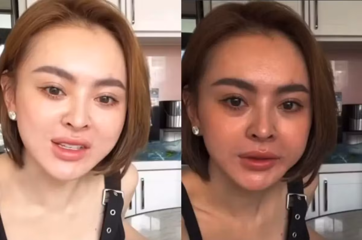 Còn hình ảnh hiếm hoi lộ cả mặt khi chụp tại tòa, cô nhìn khá mệt mỏi, sắc vóc được nhận xét không quá khác biệt so với ảnh trên mạng.