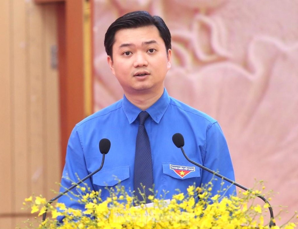 Ông Nguyễn Minh Triết - Bí thư Trung ương Đoàn khóa XII, Chủ tịch Trung ương Hội Sinh viên Việt Nam. 