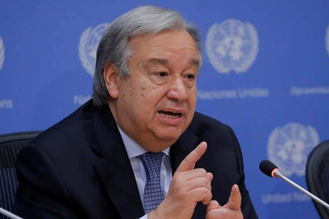 Tổng thư ký Liên Hợp Quốc Antonio Guterres bày tỏ quan ngại rằng tình trạng bạo lực leo thang chỉ khiến người dân sinh sống tại Syria thêm đau khổ. Ảnh: Financial Express.