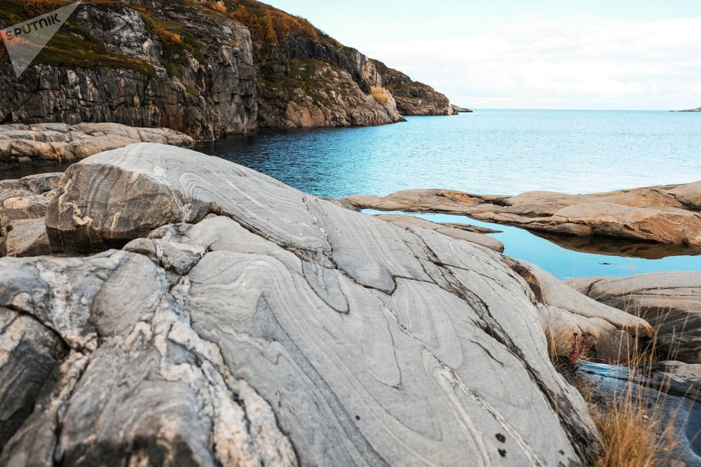 Quang cảnh bán đảo Nemetsky ở huyện Pechensky trong vùng đất Murmansk xa xôi của nước Nga.