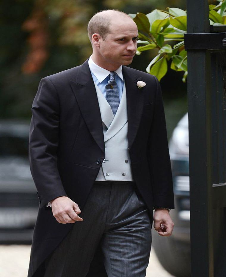 Hoàng tử William tới dự lễ cưới của cặp đôi Sophie Carter và Robert Snuggs.