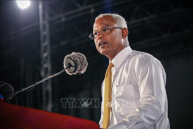 Ong Ibrahim Mohamed Solih dac cu Tong thong Maldives
