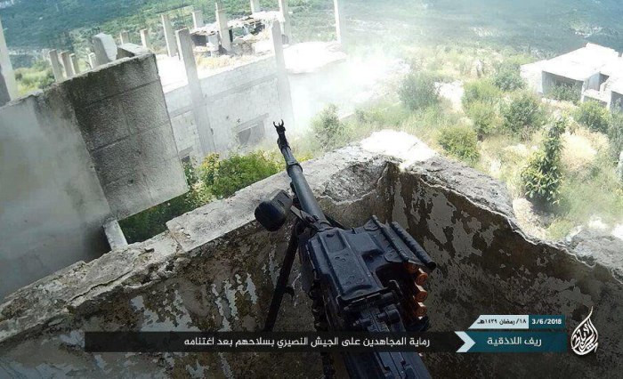 Theo RT, các tay súng khủng bố thuộc nhóm Mặt trận Giải phóng Quốc gia cũng đã được đặt trong tình trạng sẵn sàng chiến đấu. Ảnh: smmsyria.com.