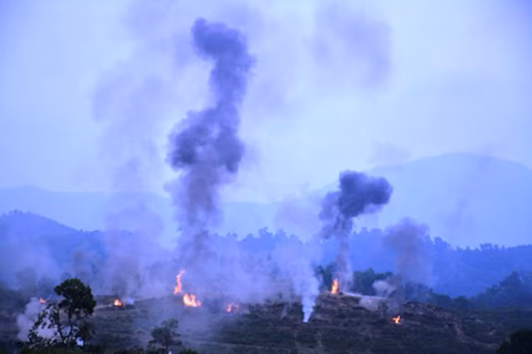 Các mục tiêu bị tiêu diệt.