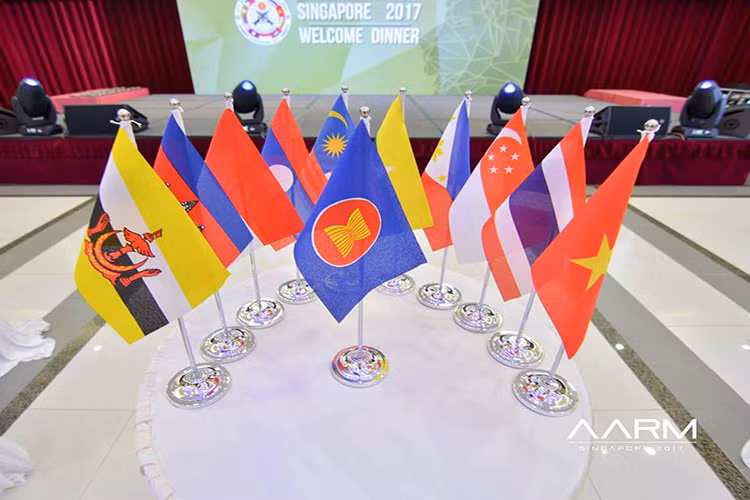 Hình ảnh buổi khai mạc Giải bắn súng quân đội các nước ASEAN lần thứ 27 (AARM 2017) diễn ra tại Singapore từ ngày 6/11. Nguồn ảnh: AARM 2017.