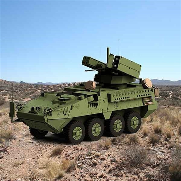 Các kỹ sư của hãng đã cố gắng tích hợp bệ phóng Avenger nhằm tăng cường khả năng phòng thủ tầm gần của các lữ đoàn vốn được trang bị Stryker của Lục quân Mỹ, ông Kendall Linson Giám đốc bộ phận Kinh và phát triển Stryker và phương tiện chiến thuật đặc biệt của General Dynamics Land Systems cho biết.