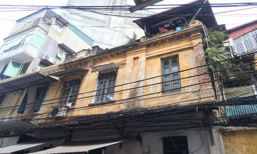 Hình ảnh căn biệt thự ở phố Hội Vũ. Ảnh: Thanh Hải