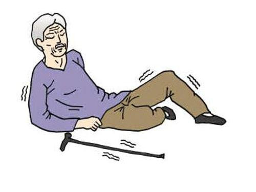 Đi lại cẩn thận tránh bị ngã đập đầu sẽ ảnh hưởng đến não bộ, có thể dẫn đến chứng sa sút trí tuệ. Ảnh: jianbihua.