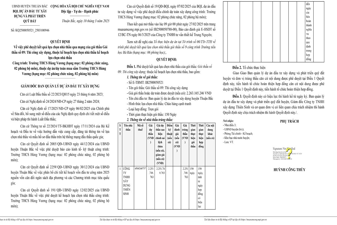 Soi năng lực nhà thầu trúng 10/11 gói thầu tại huyện Thuận Bắc Soi nang luc nha thau trung 10/11 goi thau tai huyen Thuan Bac