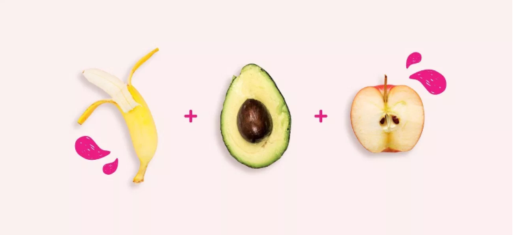 Combo 6: Chuối, bơ, táo. Đây chính là combo trái cây giúp cung cấp năng lượng tuyệt vời để bạn bắt đầu ngày mới thật hứng khởi. Ảnh: healthline.
