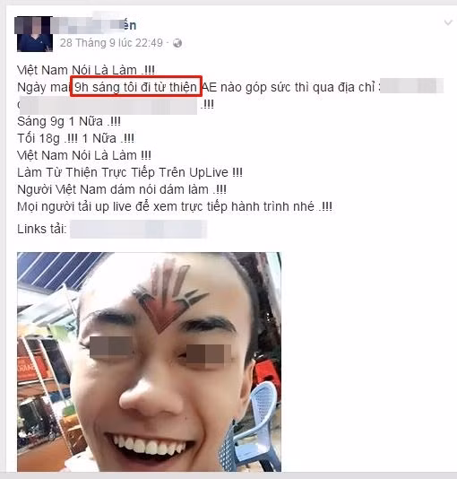 Vì hành động bị cho là "trẻ trâu" của mình, N.Tiến đã bị vô số bạn trẻ, cư dân mạng chỉ trích, thậm chí chửi rủa trong suốt vài tuần qua. Nam thanh niên quê Sóc Trăng bị cho là "hết trò để làm", nông nổi và là một thành phần "quá khích". Tuy nhiên mới đây, để đáp trả những búa rìu, chỉ trích từ dư luận, N.Tiến đã có một hành động gây sốc, cậu ta chứng minh rằng bản thân hoàn toàn có thể làm được những việc tốt, việc có ích khi hứa sẽ đi làm từ thiện khi có đủ số người ủng hộ.