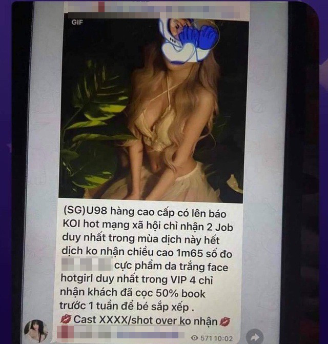 Trước đó, gái xinh này từng bị một số đối tượng lạm dụng hình ảnh của cô để "mồi chài" trong các hội nhóm "sugar baby, sugar daddy".