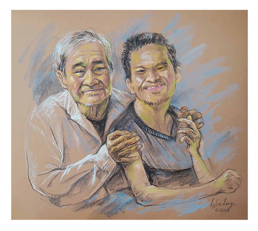 Bộ tranh “Sài Gòn những ngày bị bệnh“ - Hình 10 Bo tranh “Sai Gon nhung ngay bi benh“-Hinh-10