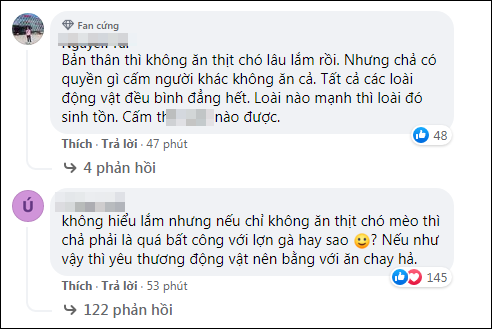 Đa phần đều không đồng tình với những đoạn clip TikTok đó của cô người mẫu trên, họ cho rằng đây là văn hóa ẩm thực của mỗi quốc gia và buộc cô phải tôn trọng điều đó.