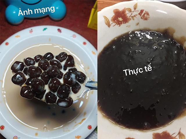 Luộc trân châu bằng nước sôi hay nước lạnh thì sản phẩm vẫn phải dùng hai từ "nát bét" để miêu tả.