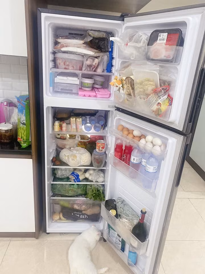 Mới đây, trong một group hàng trăm ngàn thành viên, netizen thi nhau khoe tủ lạnh mùa dịch. Trào lưu này nhanh chóng được nhiều người hưởng ứng và tham gia. Ảnh: Diễm Nguyễn