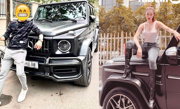 Bắt nguồn từ bức ảnh ghép của Hằng Habi (bên phải) với một người đàn ông không liên quan đã vô tình gây ra hiểu lầm cô là nữ chính vụ lộ clip "nóng".