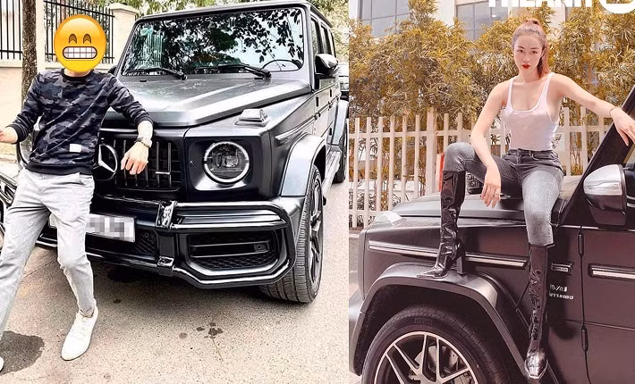 Bắt nguồn từ bức ảnh ghép của Hằng Habi (bên phải) với một người đàn ông không liên quan đã vô tình gây ra hiểu lầm cô là nữ chính vụ lộ clip "nóng".