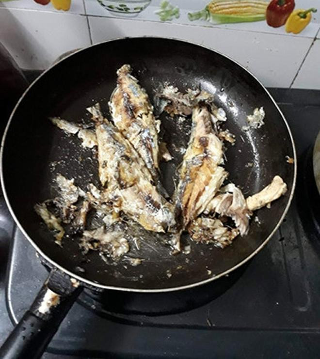 Những con cá vỡ vụn không còn nhận ra hình dạng ban đầu khi trót vào tay những "bậc thầy" nấu ăn.