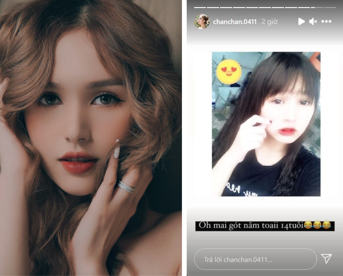 Theo chia sẻ, khoảnh khắc đó Xoài Non mới chỉ 14 tuổi, đang học cấp 2 thế nhưng cô nàng đã thể hiện được rõ được sự rạng ngời và vẻ xinh đẹp của những nữ sinh thời bấy giờ.