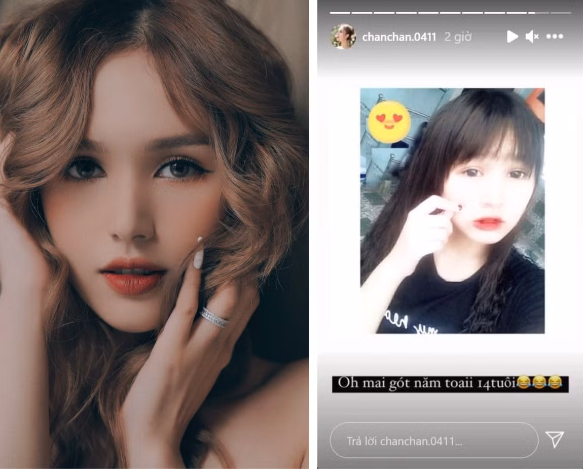 Theo chia sẻ, khoảnh khắc đó Xoài Non mới chỉ 14 tuổi, đang học cấp 2 thế nhưng cô nàng đã thể hiện được rõ được sự rạng ngời và vẻ xinh đẹp của những nữ sinh thời bấy giờ.