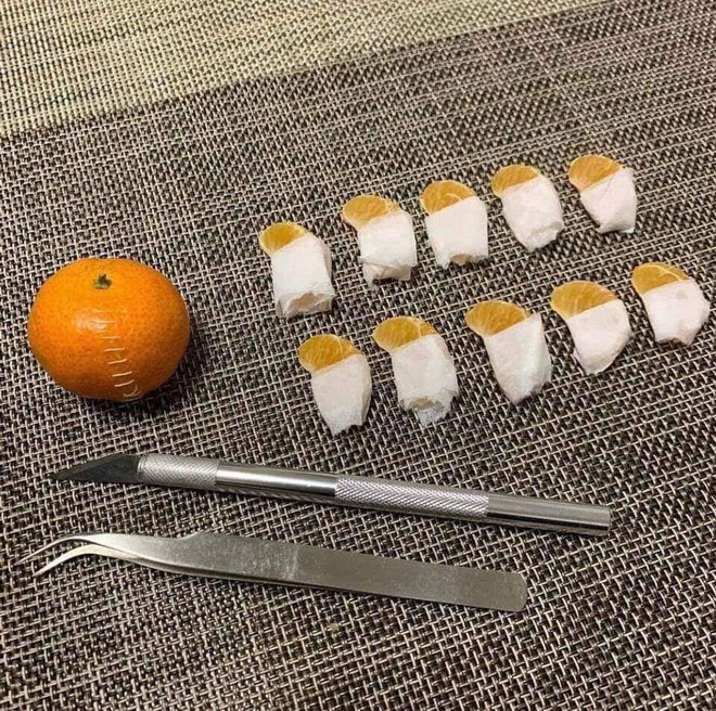 Nói về sự tỉ mỉ, kiên nhẫn thì nhiều người có thừa. Ảnh: Facebook