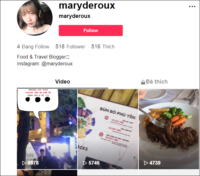 Sau trang Facebook, đến lượt kênh TikTok của Đoan Minh mới đây cũng bị cư dân mạng vào bình luận với lời lẽ mỉa mai.