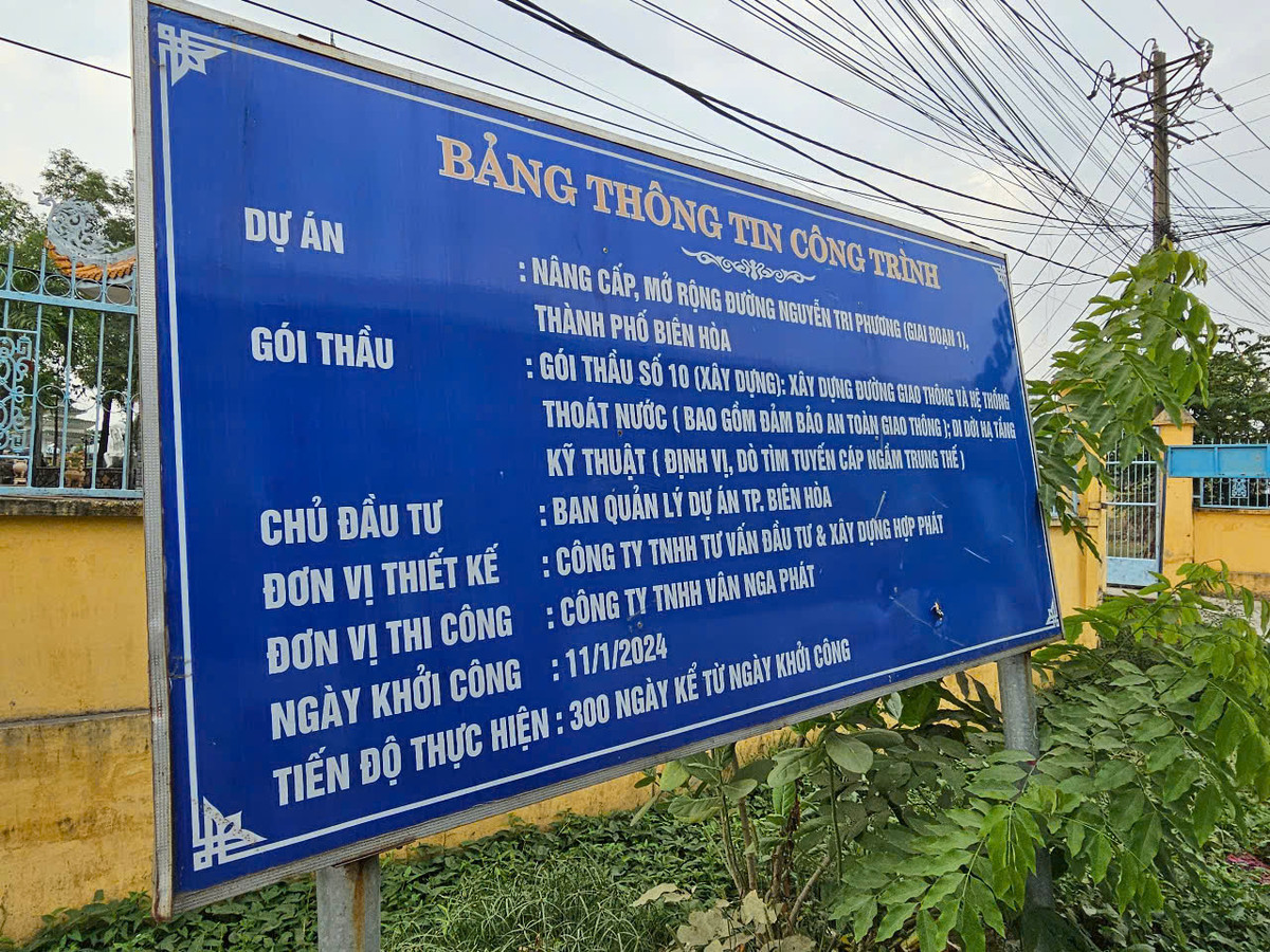 Đồng Nai: Bao giờ đường Nguyễn Tri Phương mới hoàn thành? Dong Nai: Bao gio duong Nguyen Tri Phuong moi hoan thanh?