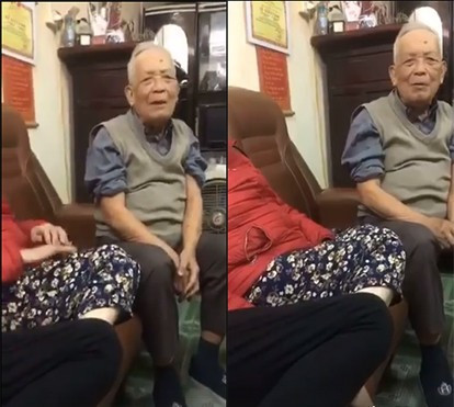 “Ông ngoại của năm” luôn quan tâm, yêu thương con cháu hết mực.