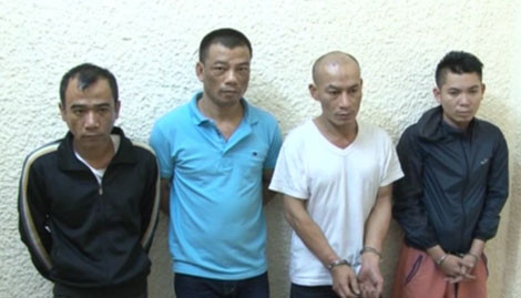 Đồng phạm của Long "Ma" sa lưới: Hoàng Quốc Hùng, Nguyễn Văn Thắng, Nguyễn Xuân Trường, Mai Vũ Long.