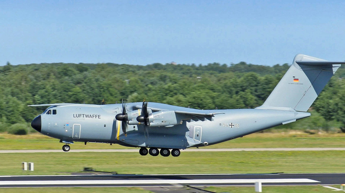 Lực lượng Không quân Vận tải của Đức hiện cũng không còn bất cứ một chiếc A-400M nào có thể cất cánh được trên tổng số khoảng 20 chiếc vận tải cơ loại này mà quốc gia này đang sở hữu. Nguồn ảnh: Wiki.