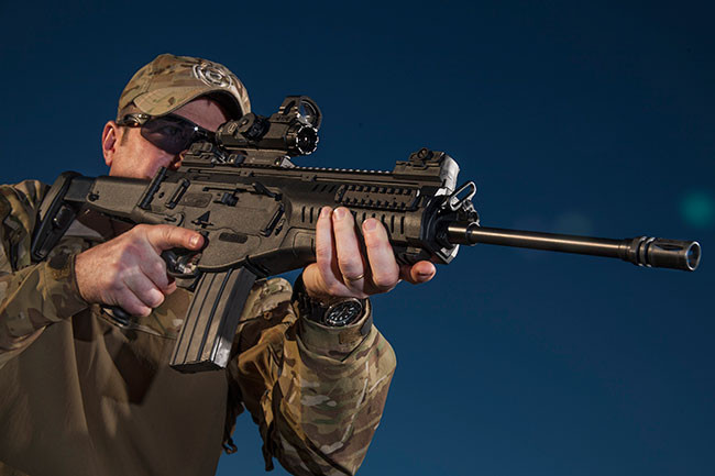 Súng có tới 4 phiên bản sử dụng tới 4 cỡ đạn khác nhau, bao gồm cỡ đạn 5,56x45mm chuẩn NATO, cỡ đạn 5,56x39mm, cỡ đạn 6,8x43mm và cỡ đạn 7,62x39mm. Nguồn ảnh: Baretta.