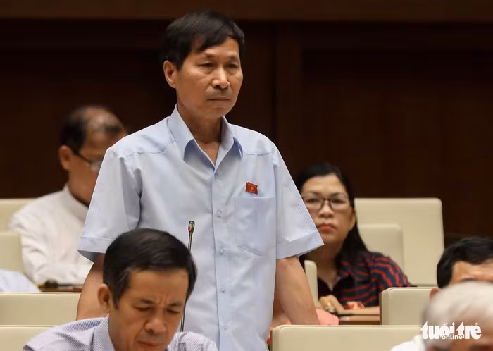 Đại biểu Bùi Văn Phương - Ảnh: QUANG VINH