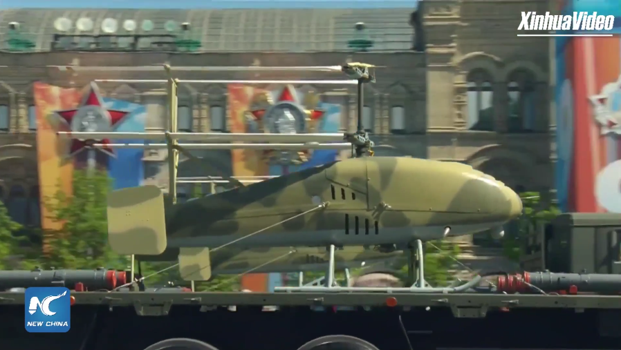 Cùng với đó là các loại trực thăng tấn công không người lái Katran...