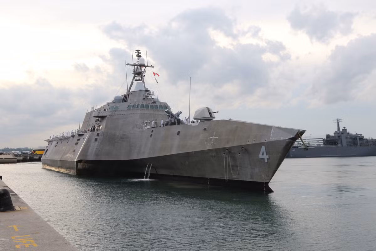 Trước đó, vào năm 2015, tàu LCS 2 cũng thuộc lớp Independence của Hải quân Mỹ cũng được chấm điểm "E" tương tự. Nguồn ảnh: Pinterest.