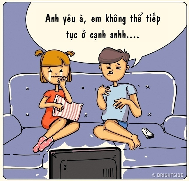 Bạn chỉ cung anh ấy muốn xem một bộ phim thật lãng mạn . Nhưng sự thật thì lại trái ngược hoàn toàn với tưởng tượng.