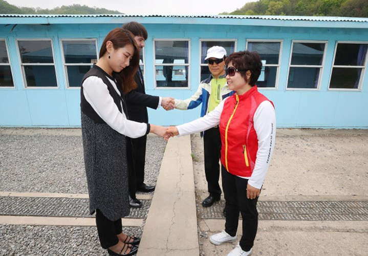 Lượng du khách đổ đến Namyangju đã tăng mạnh sau Hội nghị Thượng đỉnh liên Triều. Ảnh: Yonhap.