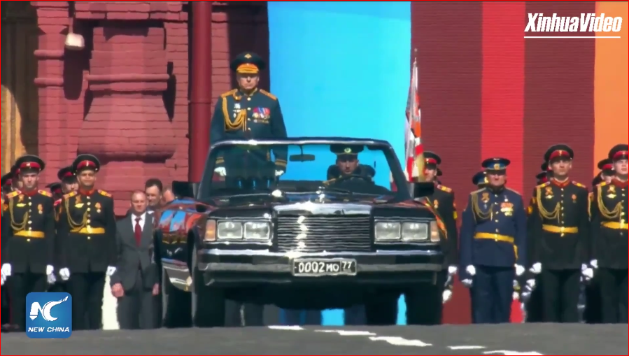 Lễ duyệt binh mừng 73 năm Ngày Chiến thắng Phát xít năm nay của Nga có sự tham gia của 14.000 quân nhân cùng với 135 phương tiện chiến đấu. (Nguồn ảnh: China News)