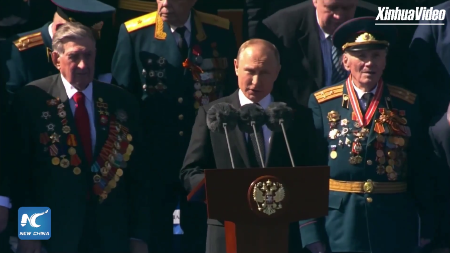 Tổng Thống Nga Putin đọc diễn văn mừng 73 năm kỷ niệm ngày Chiến thắng Phát xít Đức.