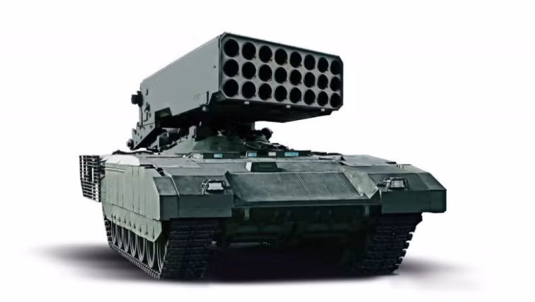 Việc kết hợp giữa khung gầm Armata và tổ hợp phun lửa hạng nặng TOS-2 được xem là phù hợp trong giai đoạn phát triển của Quân đội Nga hiện tại, khi nước này có thể đồng bộ hóa toàn bộ nền tảng bọc thép bánh xích của mình trên một nền tảng chung duy nhất. Nguồn ảnh: Defense..