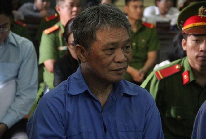 Bị cáo Hoàng Văn Toàn tại tòa.Ảnh: Tân Châu.