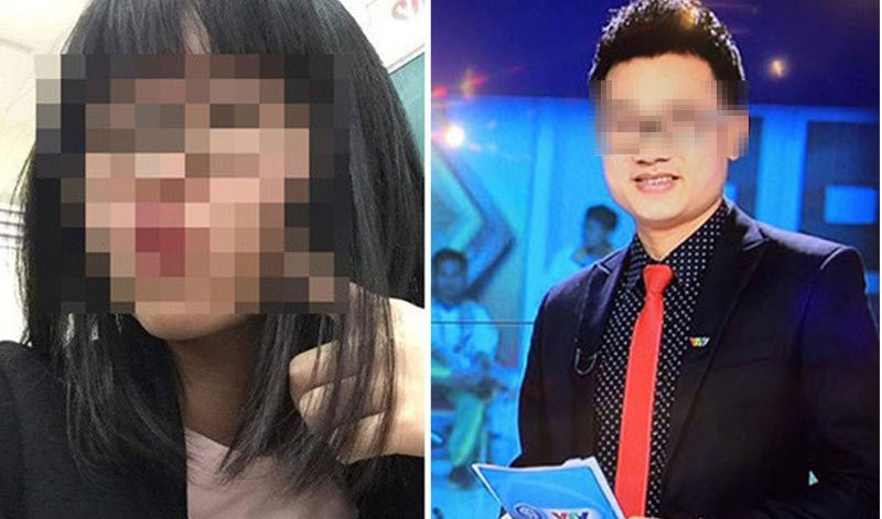 T.D (trái) từng lên tiếng tố anh rể là MC, BTV ở Đài truyền hình bạo hành.