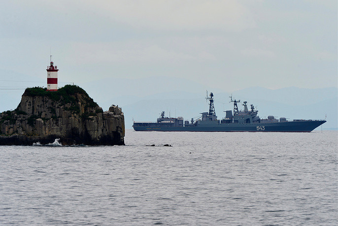 Đại bản doanh của Hạm đội Thái Bình Dương được đặt tại thành phố cảng Vladivostok - thành phố cảng lớn nhất ở vùng Viễn đông Nga. Nguồn ảnh: TASS.