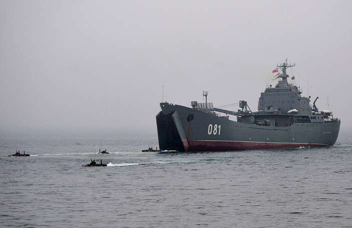 Dưới thời Liên Xô, hạm đội lấy tên Hạm đội Thái Bình Dương và hoạt động ở vùng viến Đông, dọc bờ biển tiếp giáp với Thái Bình Dương của nước này. Nguồn ảnh: TASS.