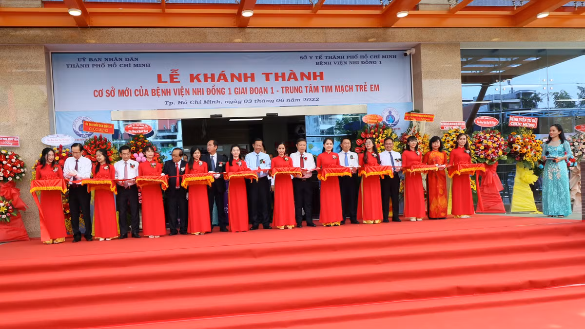 Benh vien Nhi dong 1 khanh thanh Trung tam Tim mach Tre em ​-Hinh-2