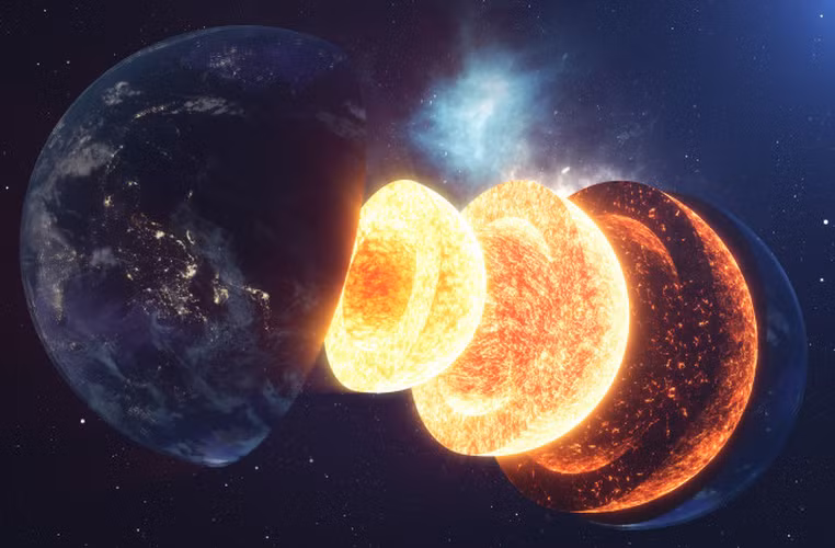 Từ xưa đến nay các nhà khoa học cho rằng cấu trúc của Trái đất gồm bốn lớp chính: lớp vỏ, lớp phủ, lõi ngoài và lõi trong.