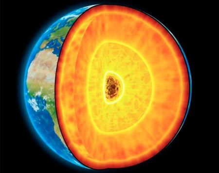 Lớp mỏng nhất và “dễ vỡ” nhất là lớp vỏ, chứa thành phần là vỏ đại dương và vỏ lục địa. Lớp vỏ Trái Đất chỉ chiếm chưa đầy 1% thể tích Hành tinh xanh.